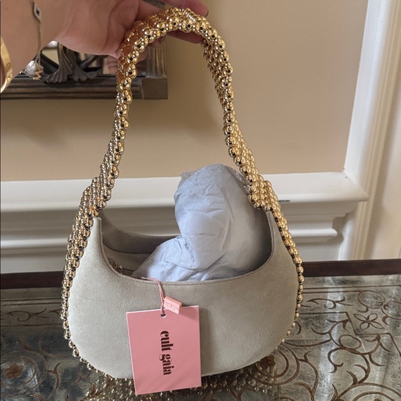 NWT CULT GAIA SELENA SHOULDER BAG - MUSHROOM - Picture 2 of 5